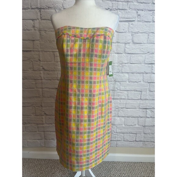 Lilly Pulitzer Women’s NWT Strapless BIBI Multi Colored Dress Size 10 - Picture 1 of 11